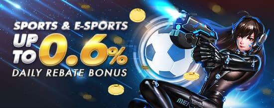 Sports & E-Sports 0.6%